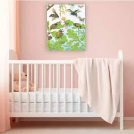 Poster Ilustração Vintage da Polegarzinha por Elsa Beskow