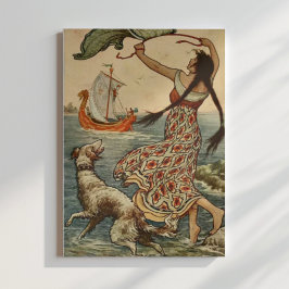 Poster Ilustração Vintage Frank C. Pape