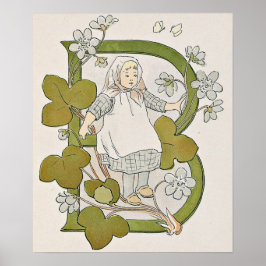 Poster Ilustração Vintage por Ottilia Adelborg Cartaz