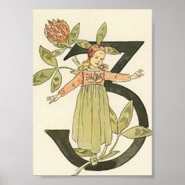 Poster Ilustração Vintage por Ottilia Adelborg Mini Pos