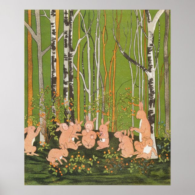 Poster Ilustração Vintage Sibylle Von Olfers (Frente)