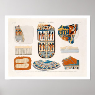 Poster Ilustrações de detalhes decorativos do wrapp