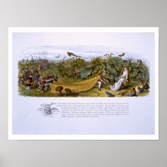 Poster Ilustrações de 'Em Fairyland: Uma Série de Pict (Frente)