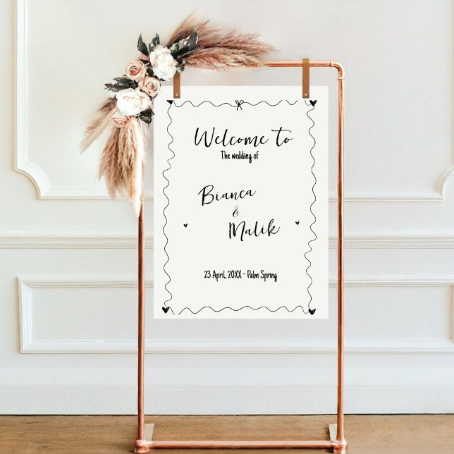 Poster Ilustrações de Linha Escrivível Desenhada à Mão Ca (Criador carregado)