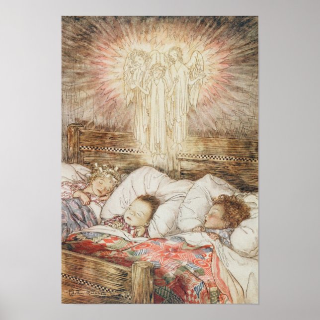 Póster Ilustrações de Natal (Frente)