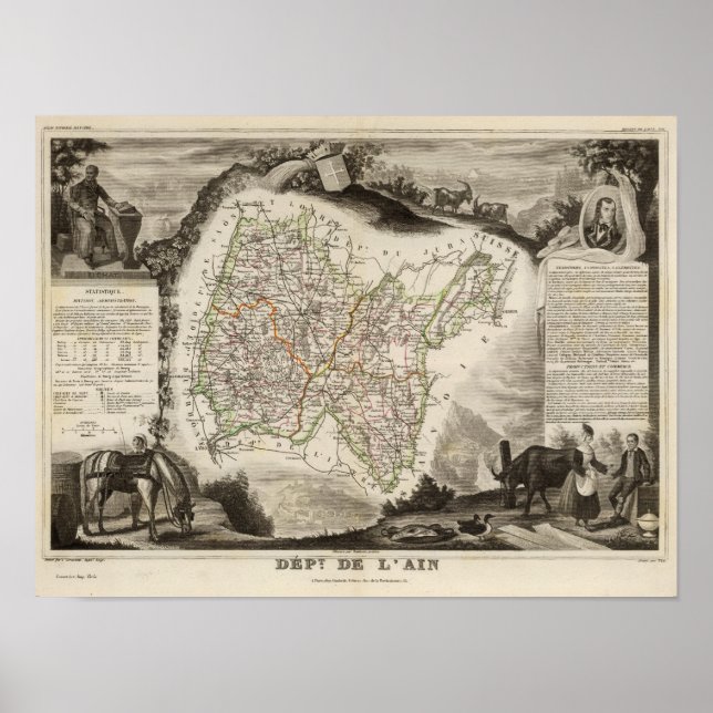 Poster Ilustrações, paisagens (Frente)