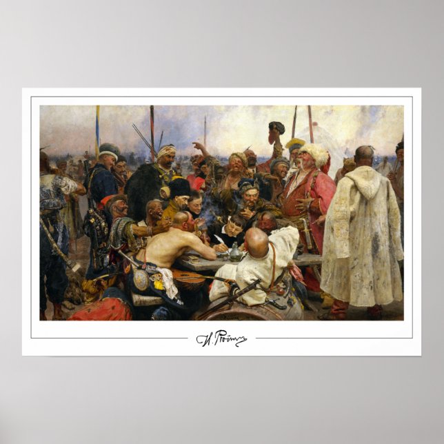 Poster Ilya Repin Zedign Cartaz de Arte #21 (Frente)