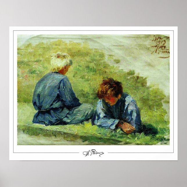 Poster Ilya Repin Zedign Cartaz de Arte #22 (Frente)