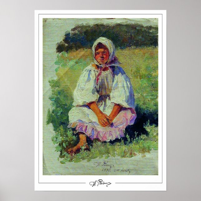 Poster Ilya Repin Zedign Cartaz de Arte #28 (Frente)