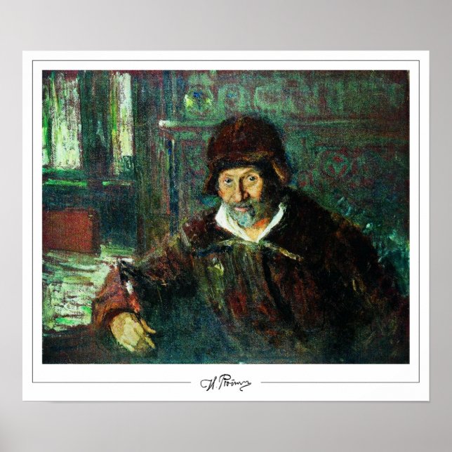 Poster Ilya Repin Zedign Cartaz de Arte #4 (Frente)