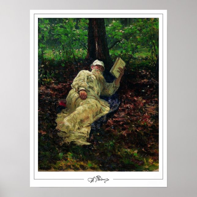 Poster Ilya Repin Zedign Cartaz de Arte #5 (Frente)