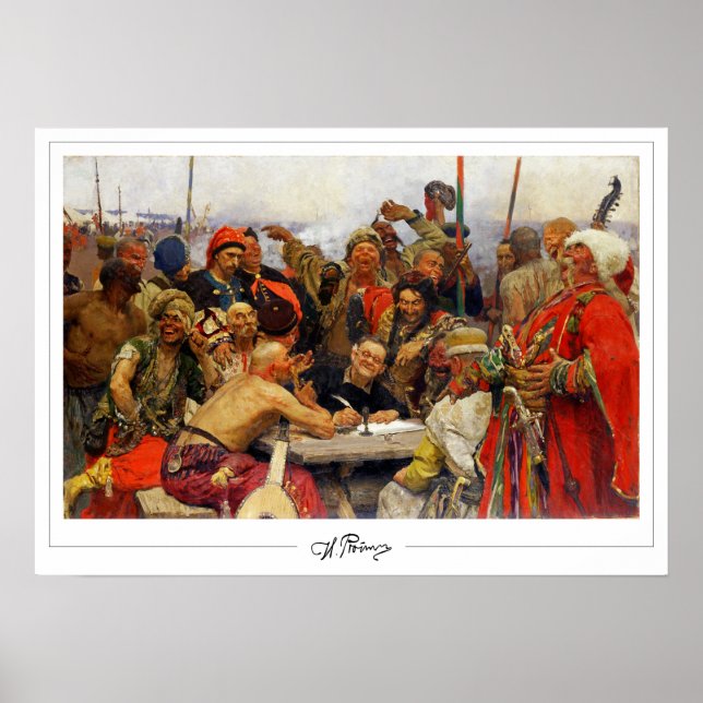 Poster Ilya Repin Zedign Cartaz de Arte #788 (Frente)