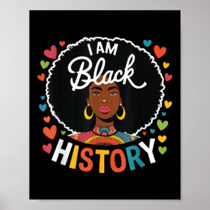 Poster Im Black History Month African American History Ce