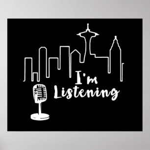 Poster Im listening