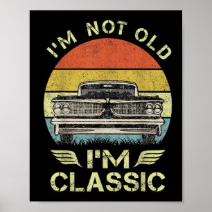 Poster Im Não Antigo Cole Gráfico De Carro Engraçado - Me