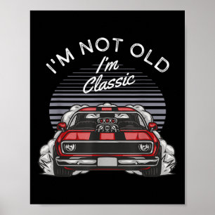 Poster Im Não Antigo Im Clicar Em Vintage Muscular Car