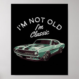 Poster Im Não Antigo Im Clicar Em Vintage Muscular Car