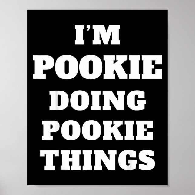 Poster I'm Okie Doing Okie Things Aesthetic Slang Viral G (Frente)