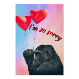 Póster "I'm so sorry"