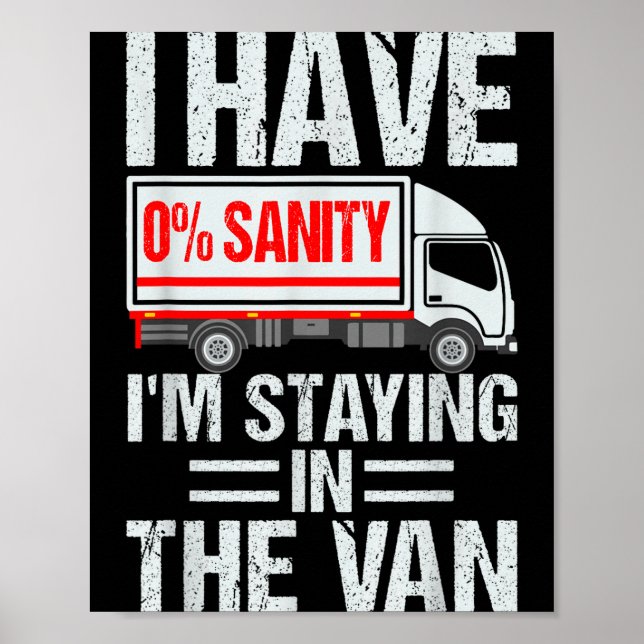 Poster I'm Staying In Tha Van Funny Phasmophobia Gamer Me (Frente)