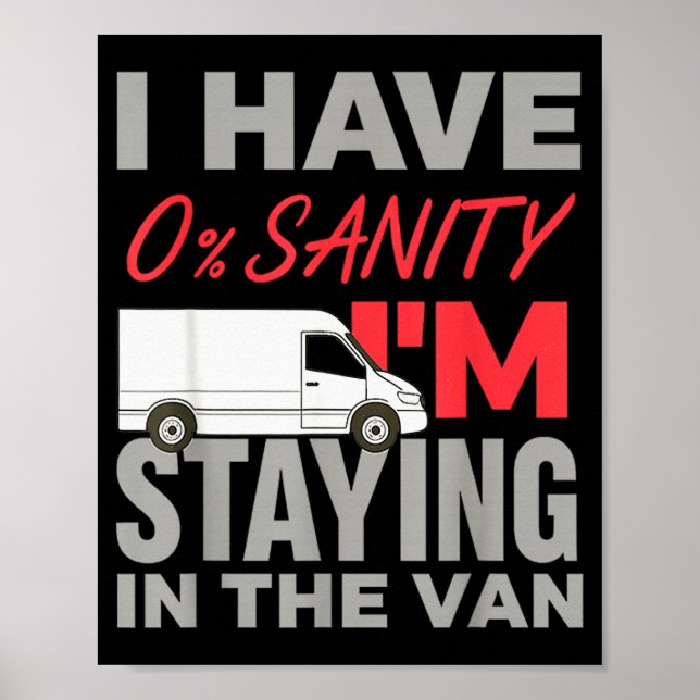 Poster Im Staying In Tha Van Funny Phasmophobia Mans Wome (Frente)