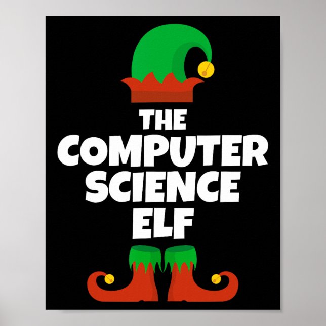 Poster I'm The Computer Science Elf Family Pajama Christm (Frente)