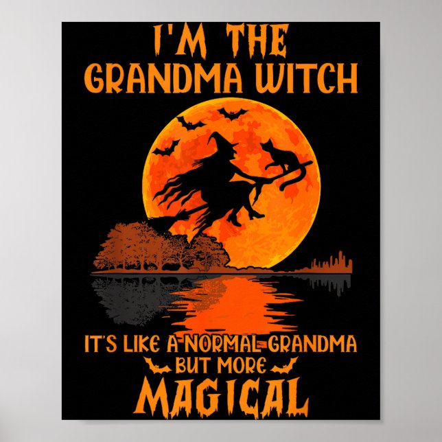 Poster I'm The Grandma Witch Like A Normal Grandma Hallow (Frente)