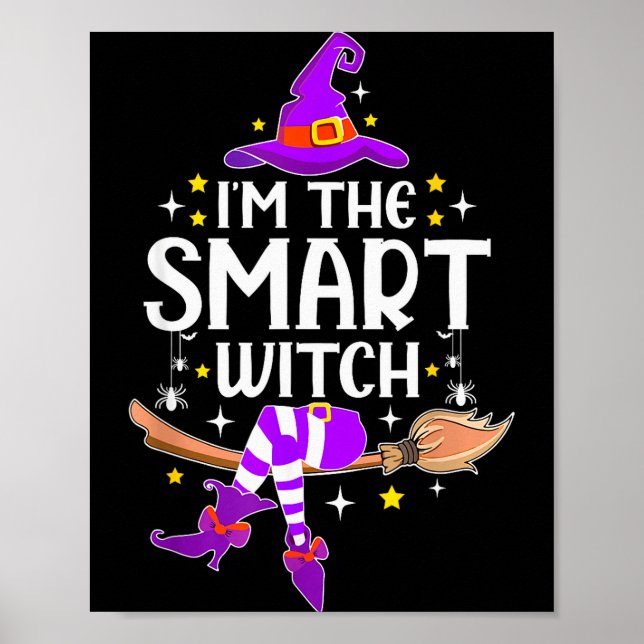 Poster I'm The Smart Witch Halloween Matching Group Costu (Frente)