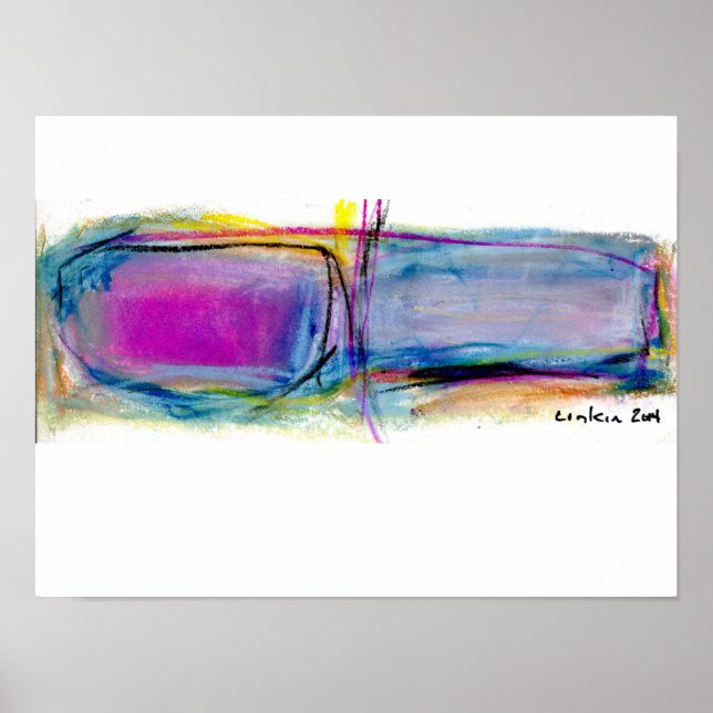 Póster imagem abstrato (Frente)