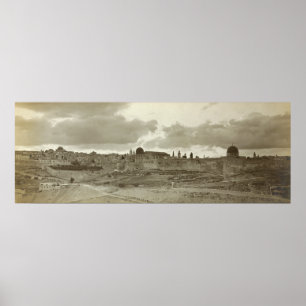 Póster Imagem adiantada de Jerusalem do sudeste