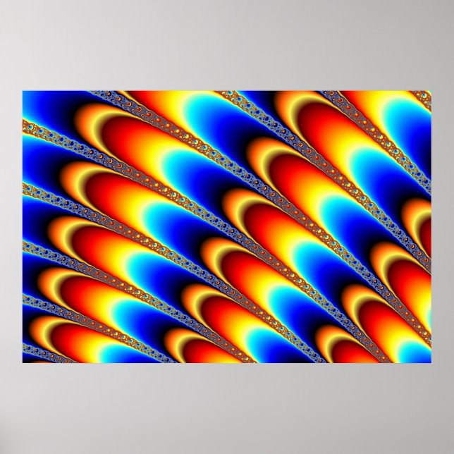 Póster Imagem - Arte Fractal (Frente)