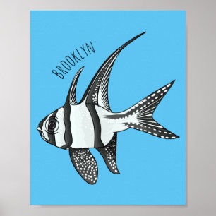 Poster Imagem cartoon de cartoon de Banggai