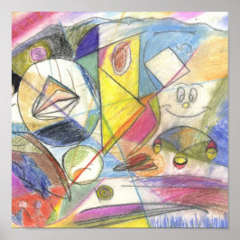 Póster imagem colorida