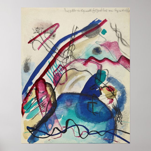 Poster Imagem com uma Borda Branca | Kandinsky (Frente)