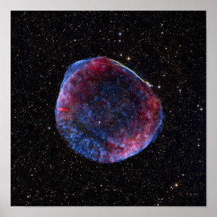 Poster Imagem composta do remn da supernova SN 1006