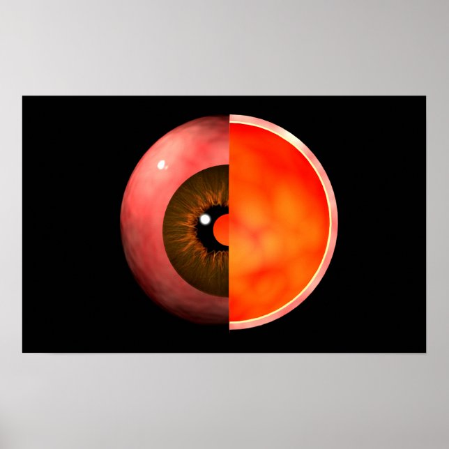 Poster Imagem Conceitual Da Cruz De Olhos Humanos Seção 3 (Frente)