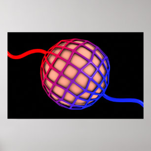 Póster Imagem conceptual do alvéolo