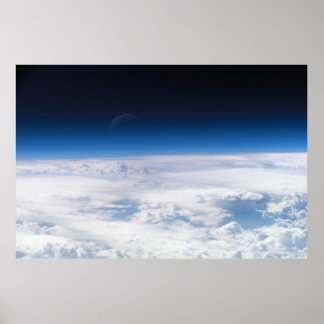Póster Imagem da Exosfera da Atmosfera da Terra