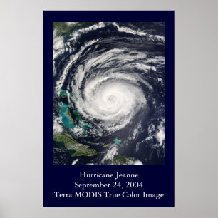 Poster Imagem da HU Jeanne MODIS