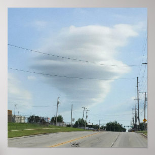 Poster Imagem da Nuvem do Twister