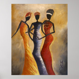 Poster Imagem de Arte Afro-Americana