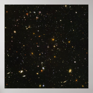 Poster Imagem de campo ultraprofundo do Hubble