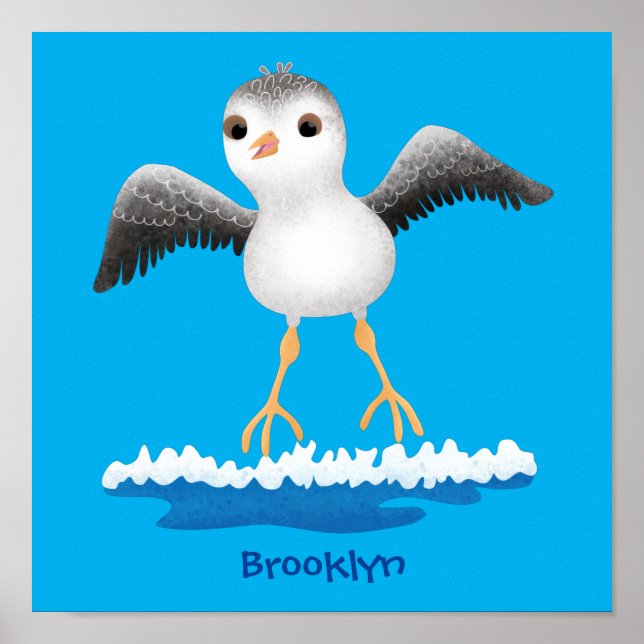 Poster Imagem de desenho animado de lixívia para bebês (Frente)