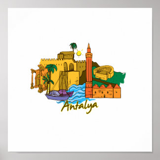 Póster imagem de férias antalya viagem.png