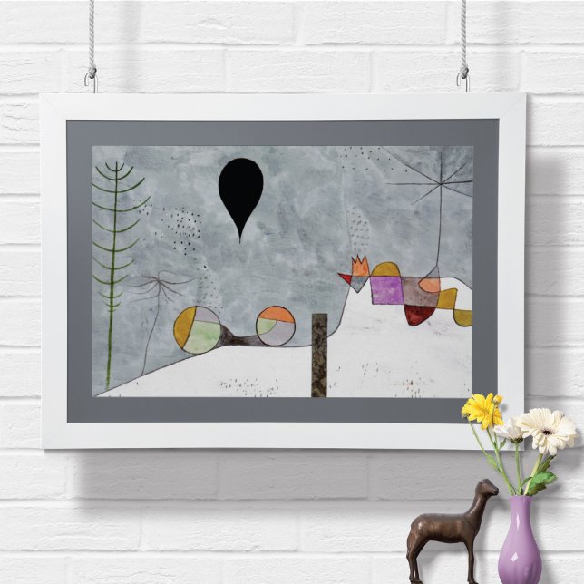 Poster Imagem de inverno Paul Klee Abstrato (Criador carregado)