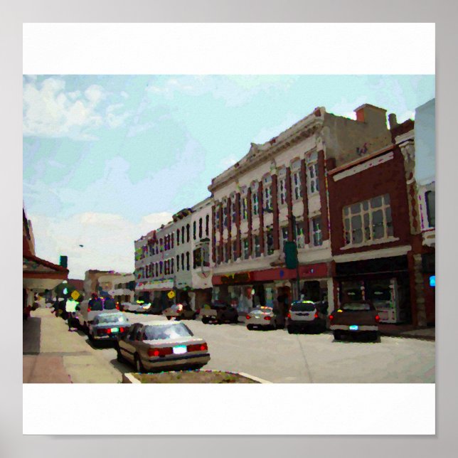 Poster Imagem de Leavenworth, KS, Canvas (Frente)