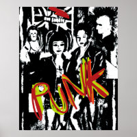 imagem de moda de música punk rock
