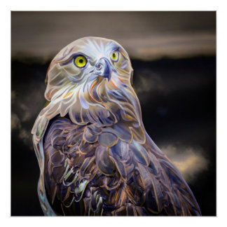 Póster Imagem de pintura a óleo, melhorada digitalmente,