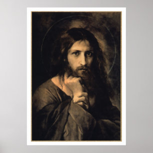Poster Imagem Devocional de Cristo