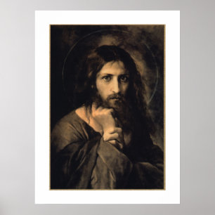 Poster Imagem Devocional de Cristo